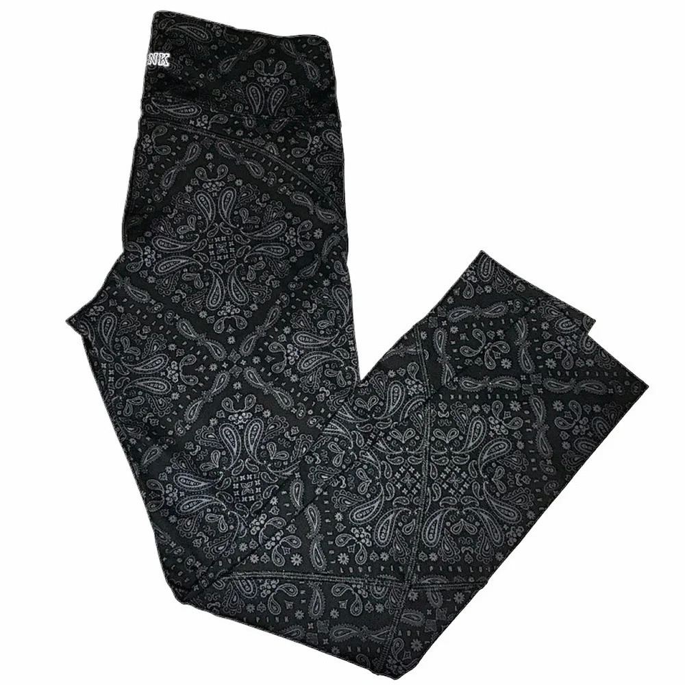 Victoria’s Secret PINK Sport Crop Leggings. NWT. Size Small - Picture 3 of 8